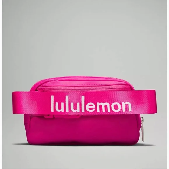 NWT SONIC PINK AND WHITE LULULEMON BELT BAG - Picture 2 of 5